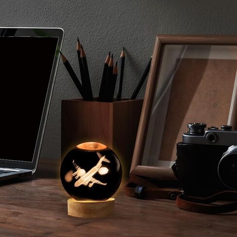 Airplane Décor Night Lamp Gifts, Plane Lamps Decor for Teens Kids Boys Bedroom (16 Color, Remote Control) in Saudi Arabia