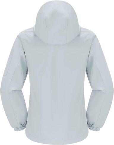 CAMELSPORTS Women's Waterproof Rain Jacket Lightweight Windbreaker Hooded Raincoat Windproof Coat Shell for Outdoor Hiking in Kuwait