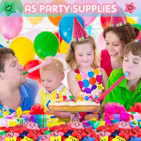 100 قطعة من كرات الضغط على شكل نجمة ابتسامة للوجه، كرة إسفنجية صغيرة على شكل نجمة، كرة ضغط على شكل نجمة، كرات إسفنجية صغيرة لتخفيف التوتر، ألعاب نجوم مضحكة لمكافأة الكرنفال المدرسي، حشو حقائب الحفلات، 5 ألوان in Kuwait