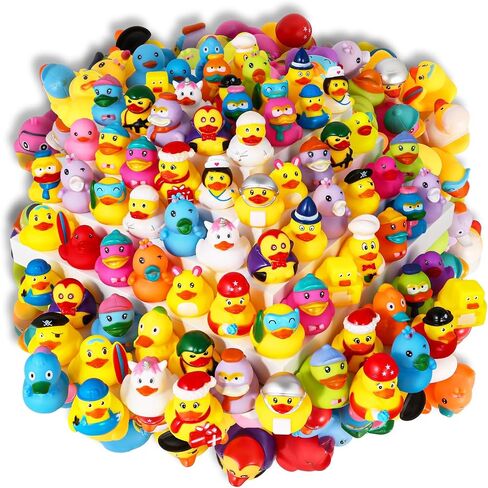 Rubber Ducks Bath Toy for Kids, Assortment Duckies for Jeep Ducking Pool Floater Ducky Bathtub Beach Toys, Party Favors Birthday in Saudi Arabia