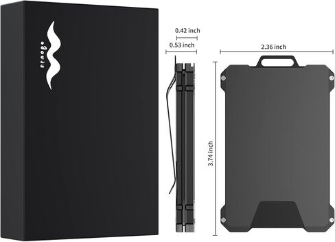 Tivobe Slim Card Holder Wallet for Men, Carbon Fiber Money Clip Wallet, RFID Blocking Aluminum Slim Cash Credit Card Holder in Saudi Arabia