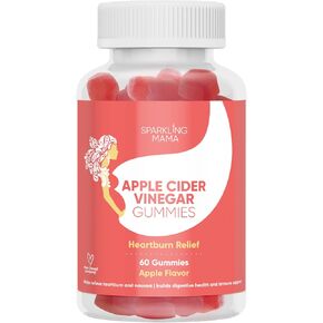 Sparkling Mama's Pregnancy Apple Cider Vinegar Digestion Gummies & Morning Sickness Mints, 2 Pack