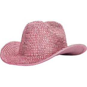 Disco Ball Cowboy Hat - Sparkling Mirrored Ball Cowboy Hat - Silver Sequin Cowboy Hat for Men and Women