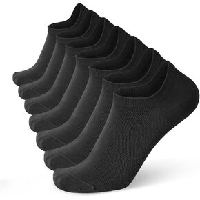 جوارب FULLSOFT للرجال بدون عرض - 4/7 أزواج من القطن الرقيق غير القابل للانزلاق جورب كاحل غير مرئي للرجال in Kuwait