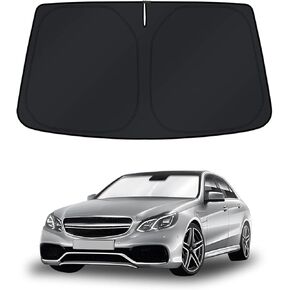 KUST Windshield Sun Shade for Mercedes-Benz C-Class 2008-2014 Window Shade Sun Visor Cover Foldable Blocks UV Rays Keep Your Car Cooler
