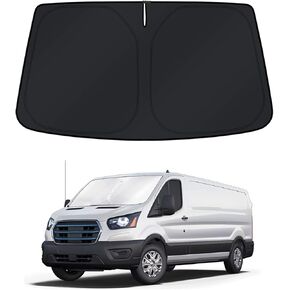 KUST Custom Fit Windshield Sun Shade for 2015-2025 Ford Transit Accessories Wagon XL,Wagon XLT Cargo Vehicle,Connect Van XL Sunshade Foldable Sun Visor Protector Blocks UV Rays Keep Your Car Cooler