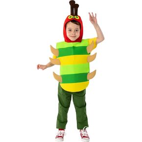 fun shack Kids Caterpillar Costume Kids, Caterpillar Halloween Costume, Insect Costume Kids, Book Character Costumes for Kids, X-Large