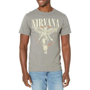Nirvana unisex adult Nirvana in Utero T-shirt, Asphalt, X-large T Shirt, Asphalt, X-Large US