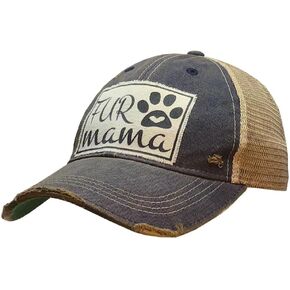 VINTAGE LIFE Drink Responsibly Means Don't Spill It Distressed Trucker Cap, One Size, Black, Cotton and Polyester, Headgear, Hat, Headwear
