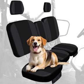 StarknightMT UTV Defender Seat Cover - Camo Waterproof Dustproof Seat Covers Compatible with Can Am Defender DPS MAX 6X6 PRO 2016-2023 Split Bench Seat Covers Defender Accessories