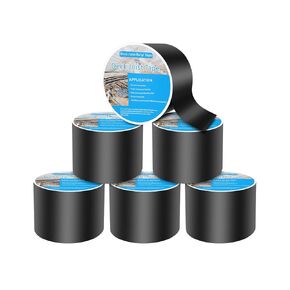 FAHKNS Butyl Joist Tape 6" x 50', 4 Pack Deck Joist Tape for Decking Waterproof Deck Tape, Anti-Corrosion Weather Resistance Self-Adhesive Flashing Deck Joist Tape for Protect Deck Joist and Beams