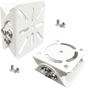2-Set CCTV Security Camera Universal Pole Mounting Mount Bracket Adapter,Duckbill 2D Joint Connector Video Surveillance Camera Mounts for PTZ Dome Surveillance Camera