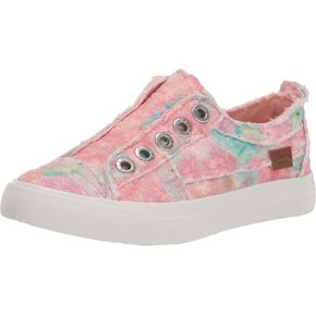 Blowfish Malibu Kids Girls Play-t Sneaker, Fog Gray, 12 Little Kid