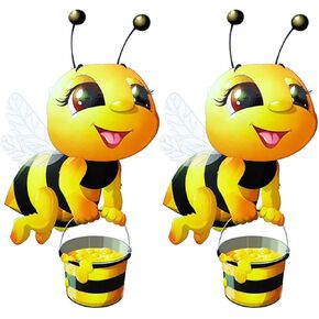 2Pcs 3D Animals Stickers Wall Decals Nursery Wall Stickers BumbleAnimals Stickers for Nursery Baby Boys Girls Bedroom Playroom Living Room Gaming Room