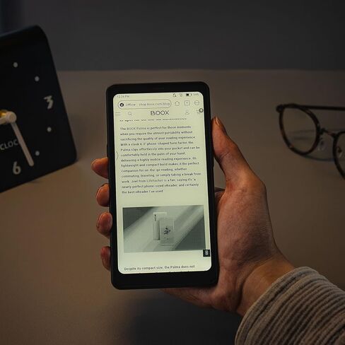 كاميرا BOOX Palma Mobile ePaper 6G 128G G-Sensor الأمامية وكاميرا خلفية 16 ميجابكسل (أسود) in Kuwait