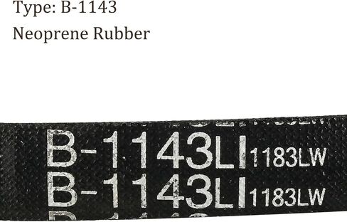 B-1092 Rubber V-Belts - [1092 mm Inner Girth] Wrapped B Section Industrial Power Drive Belt for Transmission Use, 16mm Width 11mm Thick in Saudi Arabia