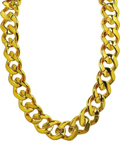 ONUPGO 80s/90s Hip Hop Costume Kit Rapper Accessories Bucket Hat Sunglasses Gold Chain Necklace Outfit for Men Women in Saudi Arabia