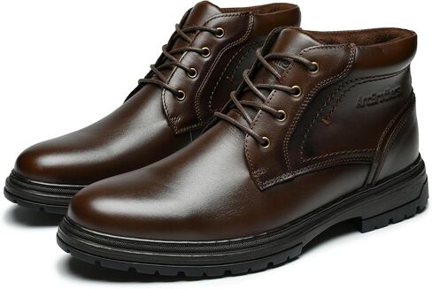 Chukka Boots Boots for Men Casual Boots Motorcycle Combat Ankle Boots Black Boots in Kuwait