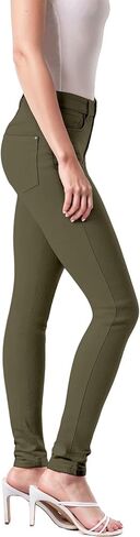 Hybrid & Company Women's Skinny Fit Stretch Twill Pant P26138SKX Khaki 18 in Saudi Arabia
