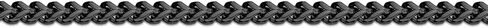 Metro Jewelry 22 to 24 Inches Long Thick Foxtail Chain Necklace and Bracelet Set for Men in Stainless Steel with Yellow Gold, Antique or Black Ion Plating 4 mm Wide Jewelry Set in Saudi Arabia