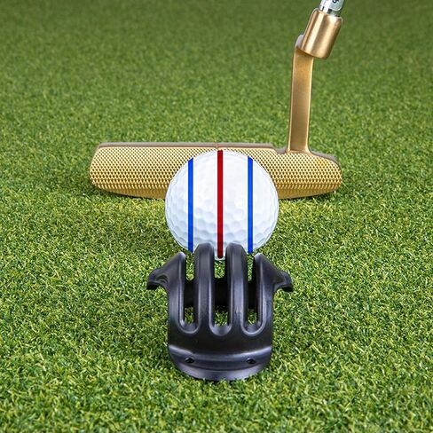 PGM Golf Ball Marker Liner Drawing Marker, Golf Ball Marker, Golf Ball Marker Stencil and 2 Color Golf Ball Markers, Golf Ball Line Marker Tool, Golf Ball Alignment Marking Tool for Golfer in Saudi Arabia