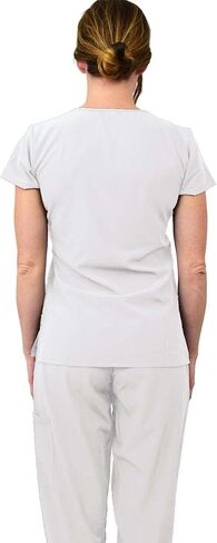 Green Town Women's Jogger Scrub Set Medical Nursing GT 4FLEX Top and Pant Solid Colors and Prints in Kuwait