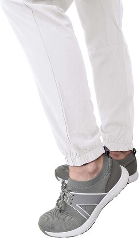 Green Town Women's Jogger Scrub Set Medical Nursing GT 4FLEX Top and Pant Solid Colors and Prints in Kuwait