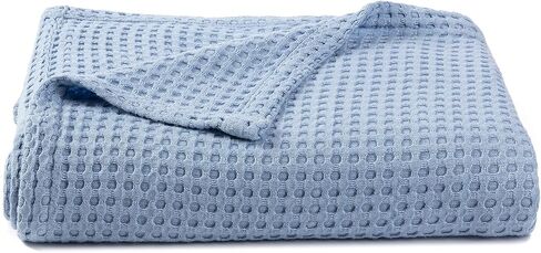 36" X 40" Inches Cooling Baby Waffle Weave Blanket, Ultra-soft Lightweight Receiving Blanket for Newborn, Breathable Comfortable Baby Swaddle Blanket for Boys and Girls(Caramel) in Saudi Arabia