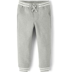 Gymboree and Toddler Fleece Jogger Sweatpants,Gray,2T
