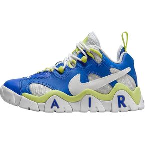 Nike Air Barrage Low Big Kids' Shoes (FN6972-480, Game Royal/Light Lemon Twist/Photon Dust/White)