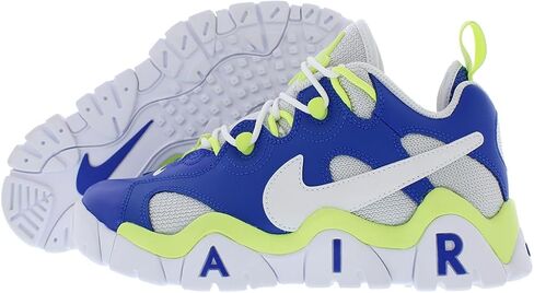 Nike Air Barrage Low Big Kids' Shoes (FN6972-480, Game Royal/Light Lemon Twist/Photon Dust/White) in Saudi Arabia