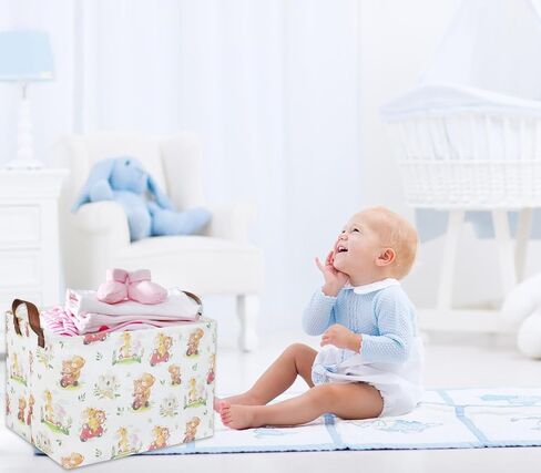 Kids Baby Storage Basket Kids Toy Basket for Boy and Girls Gift Basket Empty Book Shelf Basket Rectangular Animal Room Decor Bedroom Bathroom(Animals) in Saudi Arabia