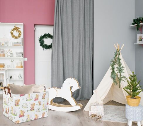 Kids Baby Storage Basket Kids Toy Basket for Boy and Girls Gift Basket Empty Book Shelf Basket Rectangular Animal Room Decor Bedroom Bathroom(Animals) in Saudi Arabia
