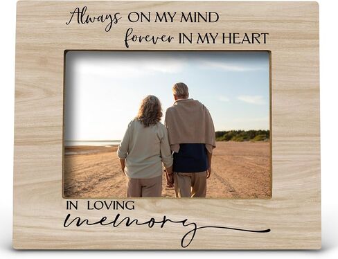 اطار صور لذكرى «Always on My Mind Forever in My Heart in Loving» من فوندكانيون، هدايا التعاطف وهدايا الفجيعة لفقدان أحد أحبائك، هدايا تذكارية لذكرى العزاء in Saudi Arabia