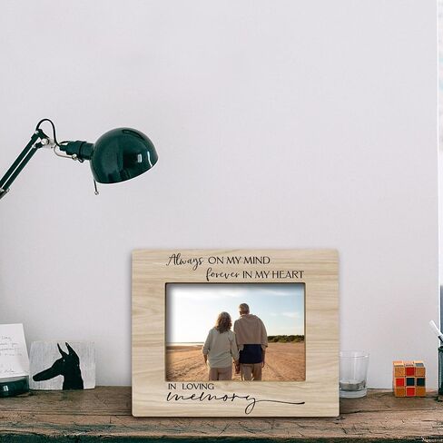 اطار صور لذكرى «Always on My Mind Forever in My Heart in Loving» من فوندكانيون، هدايا التعاطف وهدايا الفجيعة لفقدان أحد أحبائك، هدايا تذكارية لذكرى العزاء in Saudi Arabia