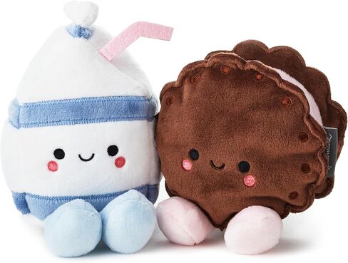 Hallmark Better Together Magnetic Plush (Milk and Cookie) 6" Stuffed Toys, Easter Gifts for Kids in Saudi Arabia