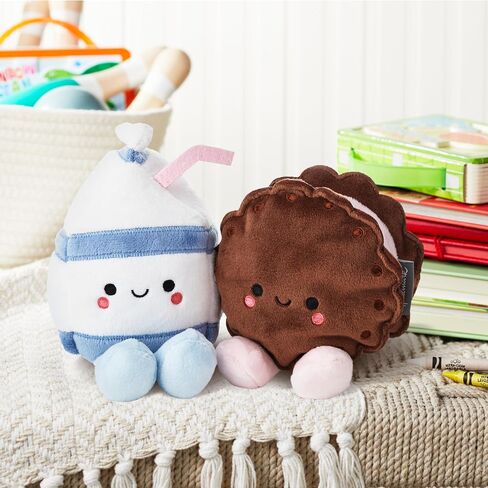 Hallmark Better Together Magnetic Plush (Milk and Cookie) 6" Stuffed Toys, Easter Gifts for Kids in Saudi Arabia