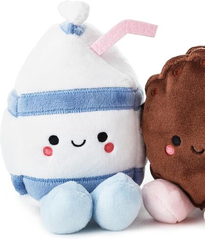 Hallmark Better Together Magnetic Plush (Milk and Cookie) 6" Stuffed Toys, Easter Gifts for Kids in Saudi Arabia