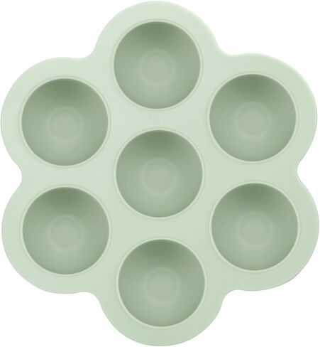 PandaEar 3 Pack Baby Food Freezer Tray with Lids, Silicone Baby Fruit Food Feeder Teether Tray, Baby Food Storage Container Ice Cube Tray Maker for Homemade Baby Food (Blue/Green/Carnation) in Saudi Arabia