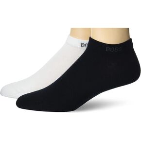 BOSS Men's 5 Pack Solid Cotton Stretch Socks