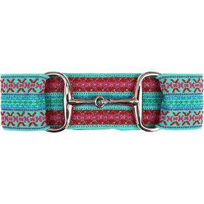 Heads Up Apparel 2 inch Equestrian Elastic Belt with snaffle bit, circle or surcingle buckle.