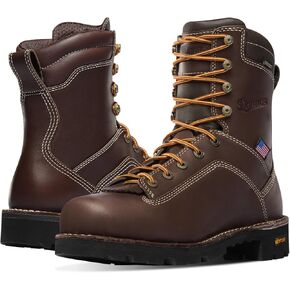 Danner Men's Quarry USA 8-Inch BR Work Boot,Brown,10 D US