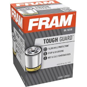 FRAM Ultra Synthetic Automotive Replacement Oil Filter, Designed for Synthetic Oil Changes Lasting up to 20k Miles, XG2 with SureGrip (Pack of 1)