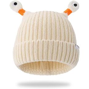 قبعة صغيرة محبوكة لطيفة ومضحكة، قبعة كرتونية متوهجة للوحش الصغير مع عيون، قبعة صغيرة بمخالب قابلة للسحب in Kuwait