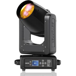 BETOPPER 260W Stage Light DJ Moving Head 12-CH DMX 8-Facet Prism 10 GOBO 11 Color Spotlight Professional Sound/Master-Slave for Stage,Wedding, Church Event,Nightclub,1 Pack