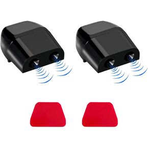 4PCS Deer Whistles for Car, Automotive Save a Deer Whistles to Avoid Collisions, Vehicle Deer Repellent Warning Devices Horn Sensor, Universal Animal Alert Car Accessories (Black, 4 PCS)