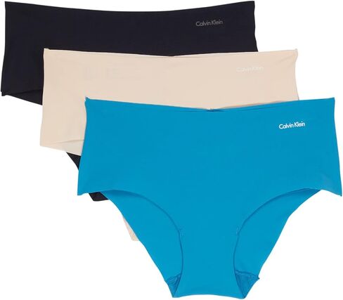 Calvin Klein Invisibles 5-Pack Hipster Cherry Tomato/Persian Red/Lemon Lime/Aqua Green/Blue Ambience XL (Women's 16) in Saudi Arabia