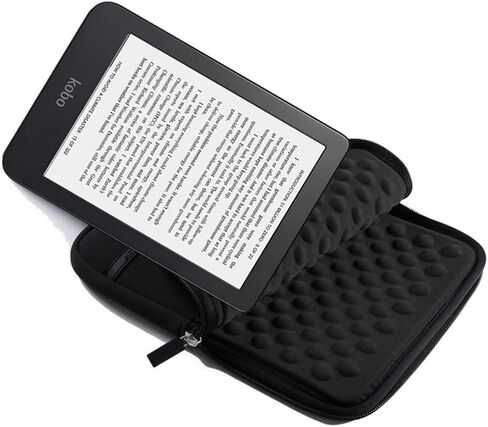 Small E-Reader Sleeve Case Bag Neoprene for 6.8"Kindle Paperwhite 11th Gen 2021, Paperwhite Signature Edition / 6" Kindle 11th Gen 2022 / 10th Gen 2019, 6-7 Inch ebook Reader Tablet Pouch (Black) in Saudi Arabia