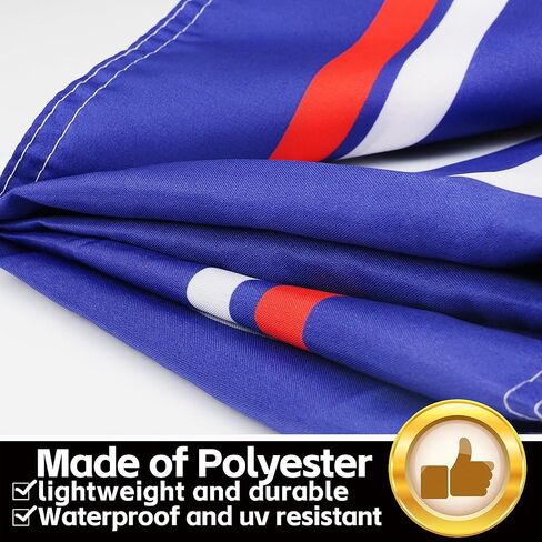 علم ترامب 2024 - 3 × 5 قدم و1.6 × 9.8 قدم مجموعة راية علم ترامب للأعلام الداخلية والخارجية - 2024 خذ أمريكا مرة أخرى بنمط ملون علم ترامب ديكور الحفلات الوطنية (قطعتان) in Kuwait