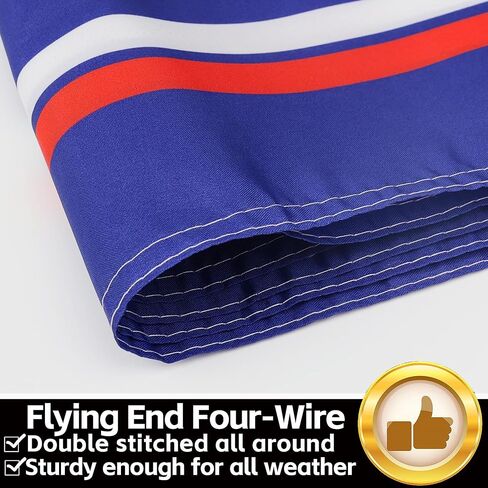 علم ترامب 2024 - 3 × 5 قدم و1.6 × 9.8 قدم مجموعة راية علم ترامب للأعلام الداخلية والخارجية - 2024 خذ أمريكا مرة أخرى بنمط ملون علم ترامب ديكور الحفلات الوطنية (قطعتان) in Kuwait